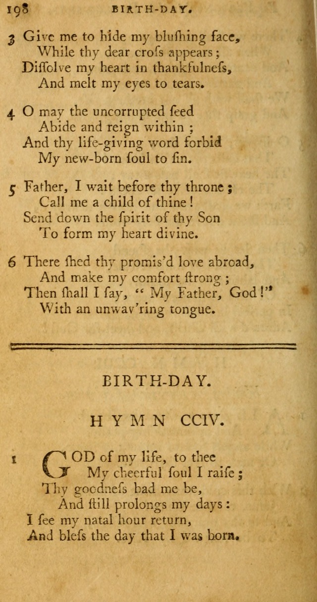 A Pocket hymn book, designed as a constant companion for the pious: collected from various authors page 205