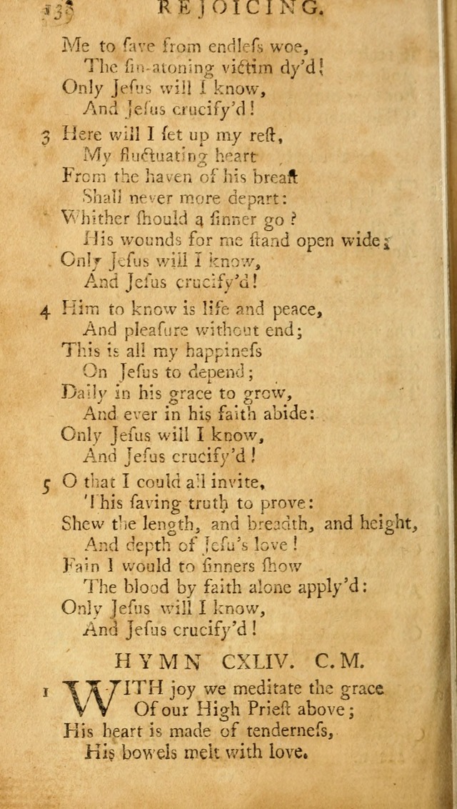 A Pocket hymn-book, designed as a constant companion for the pious: collected from various authors (11th ed.) page 138