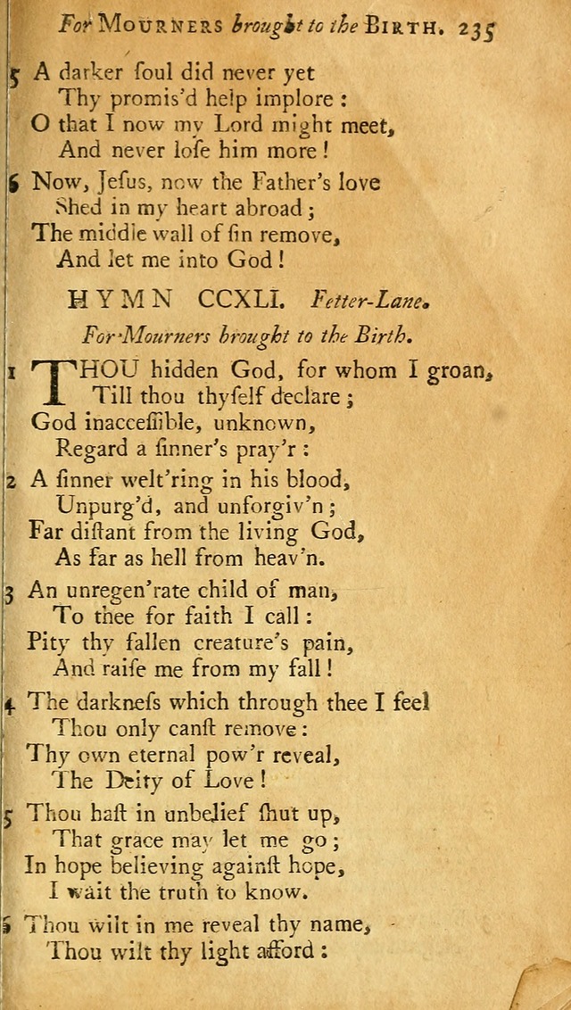 A Pocket hymn-book, designed as a constant companion for the pious: collected from various authors (11th ed.) page 235