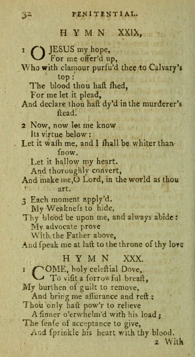 A Pocket Hymn Book: designed as a constant companion for the pious, collected from various authors (9th ed.) page 32