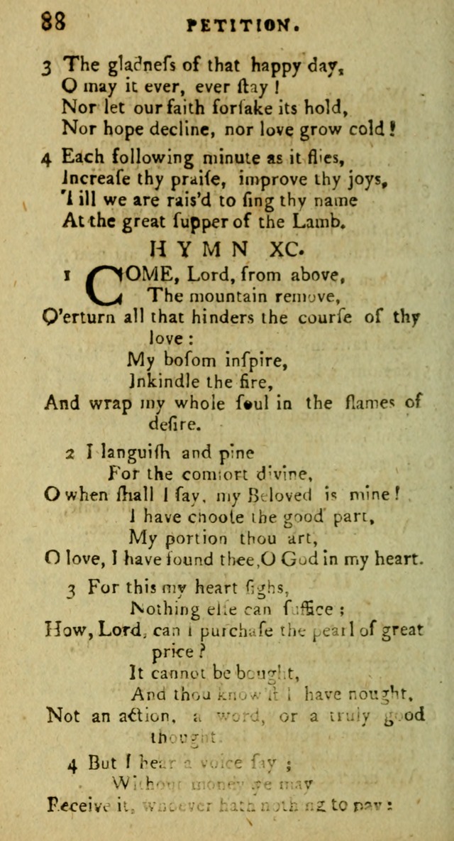 A Pocket Hymn Book: designed as a constant companion for the pious, collected from various authors (9th ed.) page 88