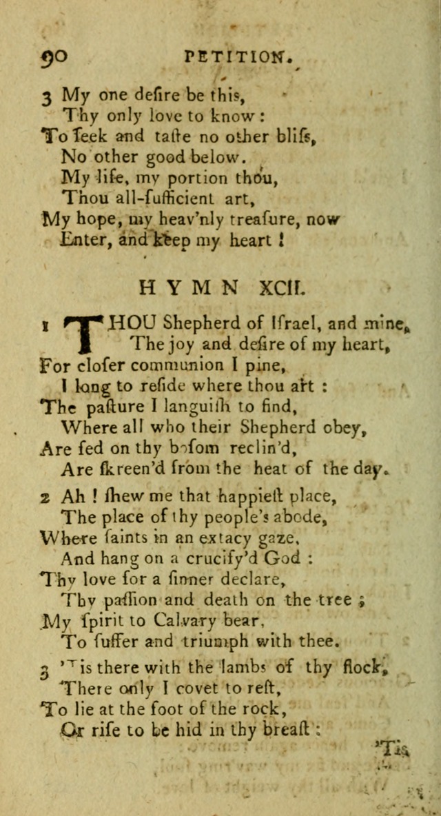 A Pocket Hymn Book: designed as a constant companion for the pious, collected from various authors (9th ed.) page 90
