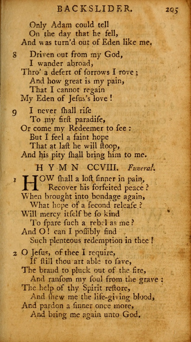 A Pocket Hymn-book: designed as a constant companion for the pious, collected from various authors (18th ed.) page 199