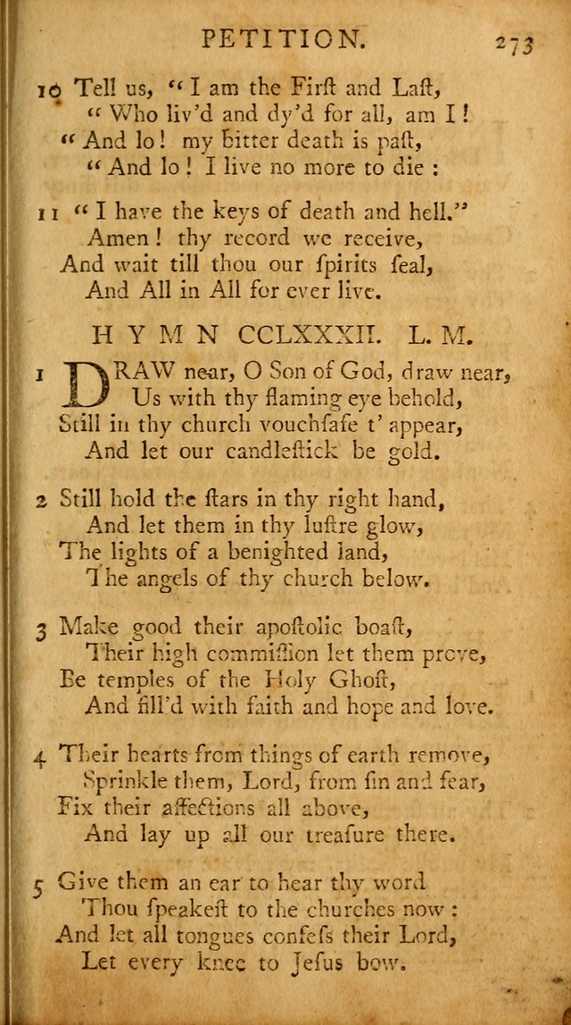 A Pocket Hymn-book: designed as a constant companion for the pious, collected from various authors (18th ed.) page 267