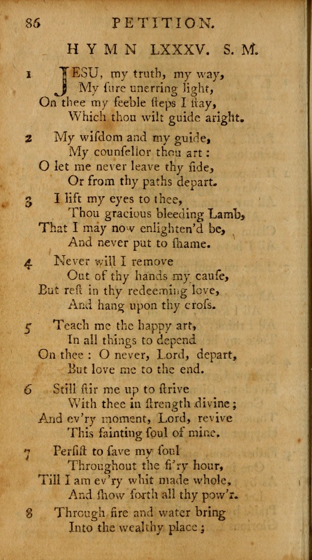 A Pocket Hymn-book: designed as a constant companion for the pious, collected from various authors (18th ed.) page 88