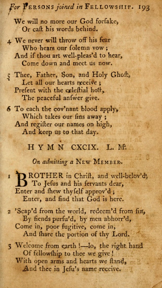 A Pocket Hymn-Book: designed as a constant companion for the pious: collected from various authors. (21st ed.) page 193