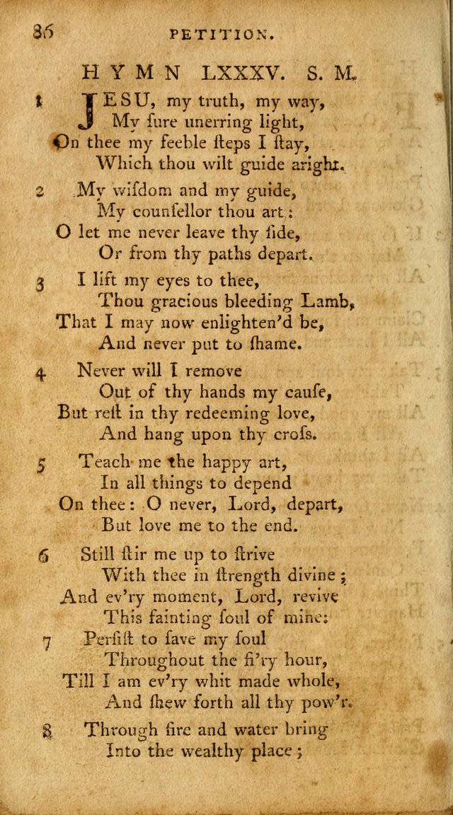 A Pocket Hymn-Book: designed as a constant companion for the pious: collected from various authors. (21st ed.) page 86