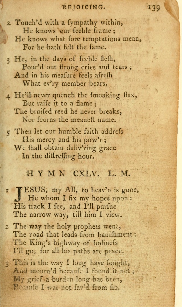 A Pocket hymn-book, designed as a constant companion for the pious: collected from various authors page 154