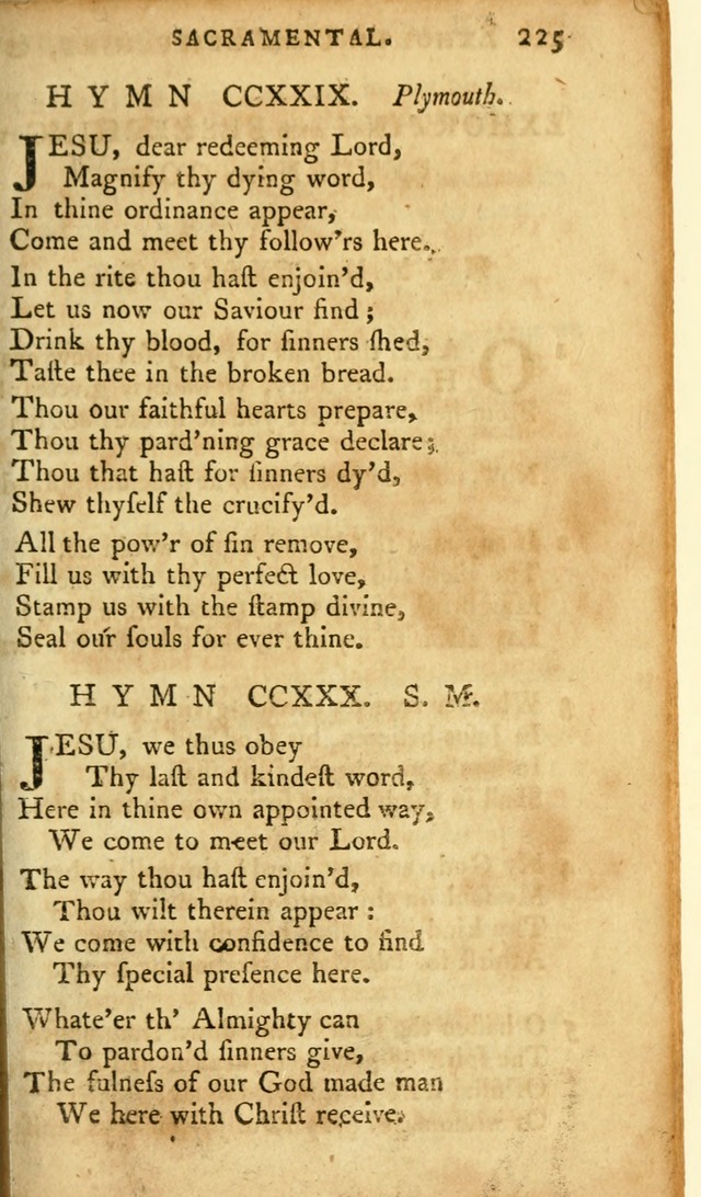 A Pocket hymn-book, designed as a constant companion for the pious: collected from various authors page 240