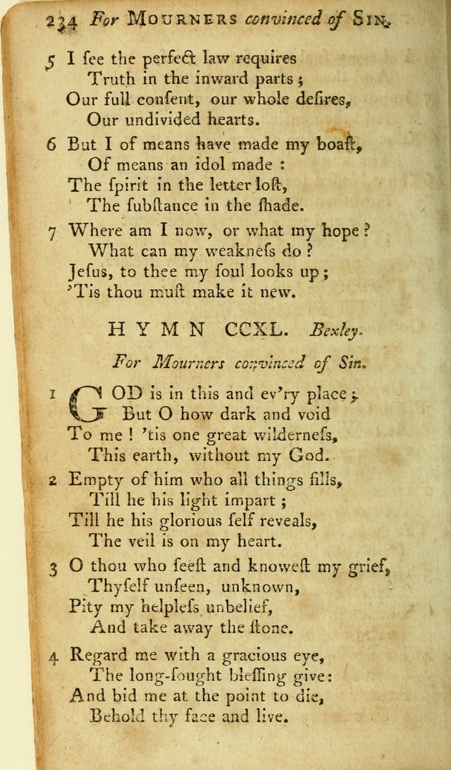 A Pocket hymn-book, designed as a constant companion for the pious: collected from various authors page 249