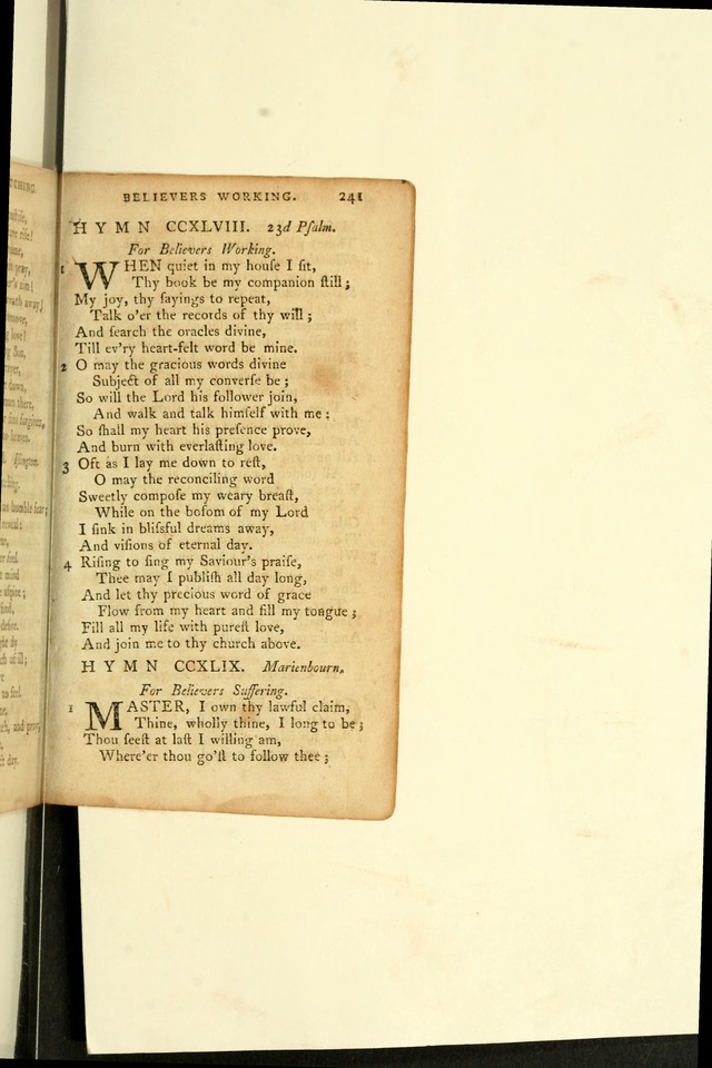 A Pocket hymn-book, designed as a constant companion for the pious: collected from various authors page 256