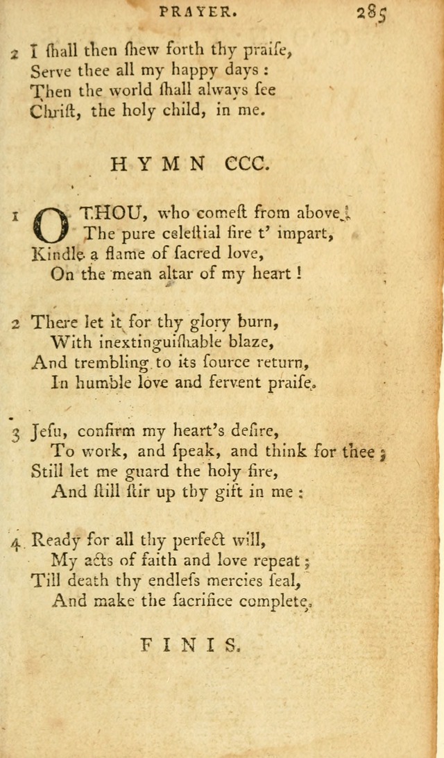 A Pocket hymn-book, designed as a constant companion for the pious: collected from various authors page 304
