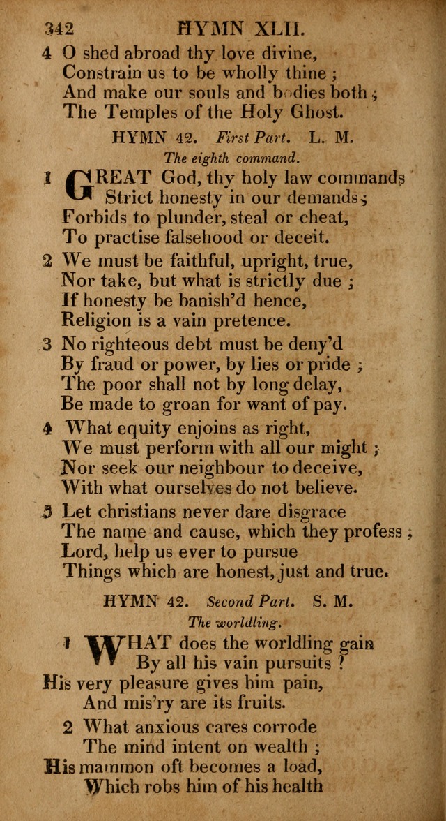 The Psalms and Hymns: with the catechism, confession of faith and liturgy of the Reformed Dutch Church in North America page 342