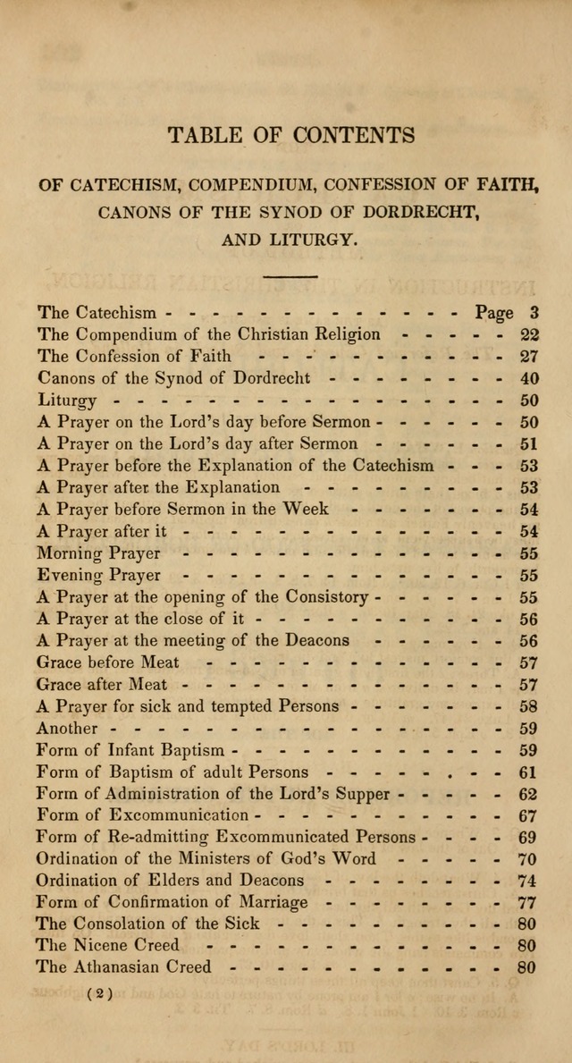 The Psalms and Hymns, with the Catechism, Confession of Faith, and Liturgy, of the Reformed Dutch Church in North America page 596