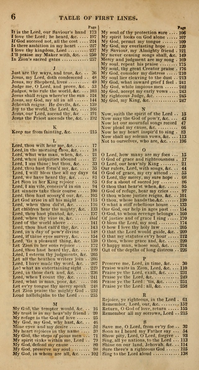 The Psalms and Hymns, with the Catechism, Confession of Faith, and Liturgy, of the Reformed Dutch Church in North America page 8