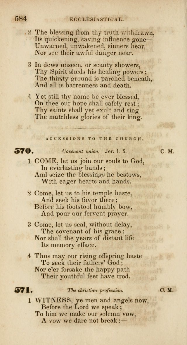 Psalms and Hymns, for Christian Use and Worship page 595