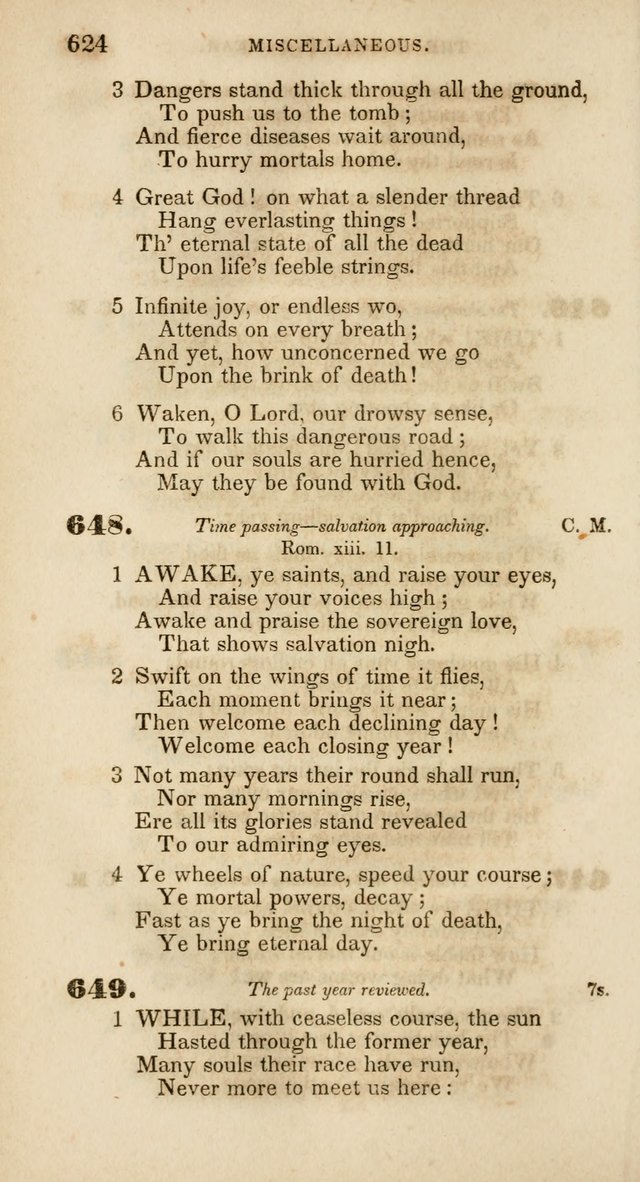 Psalms and Hymns, for Christian Use and Worship page 635