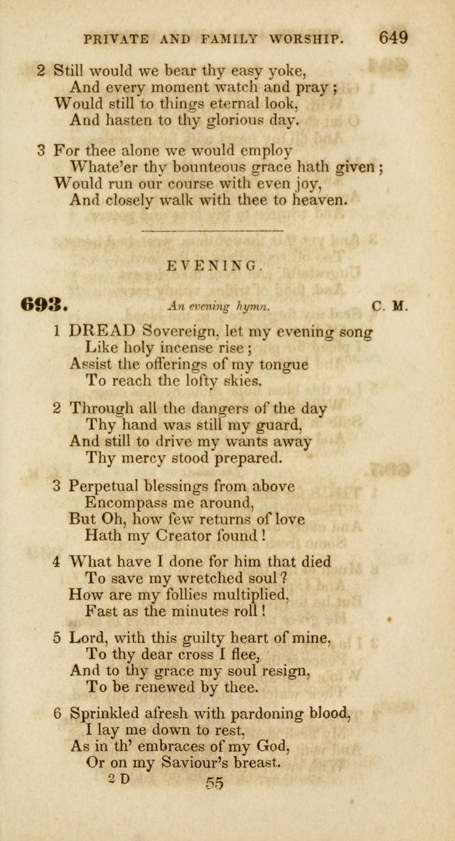 Psalms and Hymns, for Christian Use and Worship page 660