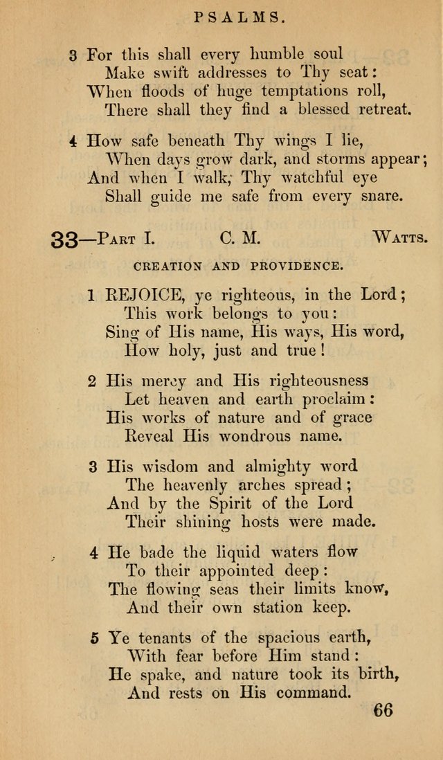 The Psalms and Hymns, with the Doctrinal Standards and Liturgy of the Reformed Protestant Dutch Church in North America page 1100