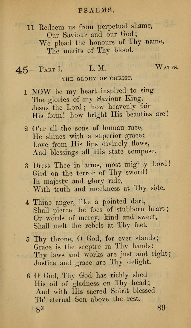 The Psalms and Hymns, with the Doctrinal Standards and Liturgy of the Reformed Protestant Dutch Church in North America page 1123