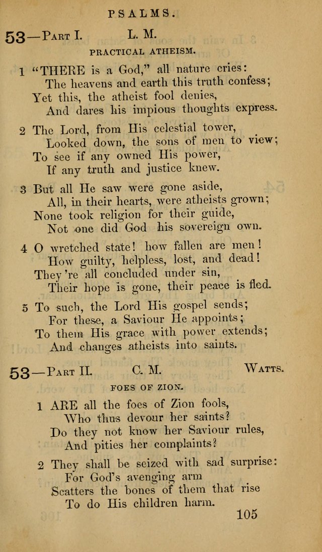 The Psalms and Hymns, with the Doctrinal Standards and Liturgy of the Reformed Protestant Dutch Church in North America page 113