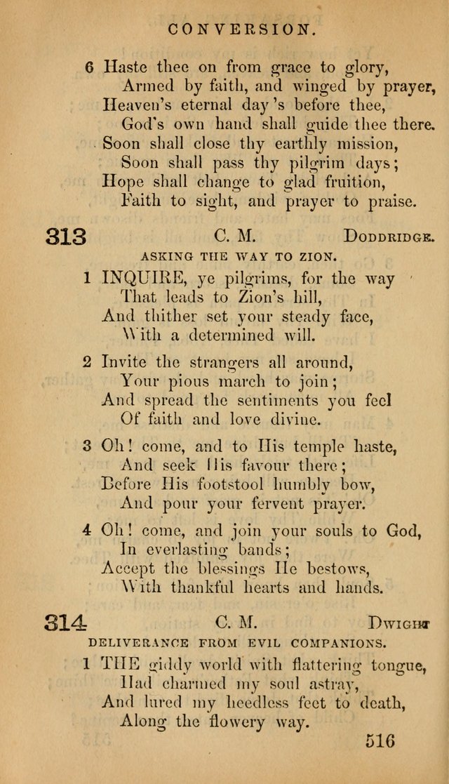 The Psalms and Hymns, with the Doctrinal Standards and Liturgy of the Reformed Protestant Dutch Church in North America page 1550