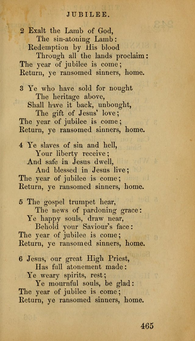 The Psalms and Hymns, with the Doctrinal Standards and Liturgy of the Reformed Protestant Dutch Church in North America page 473