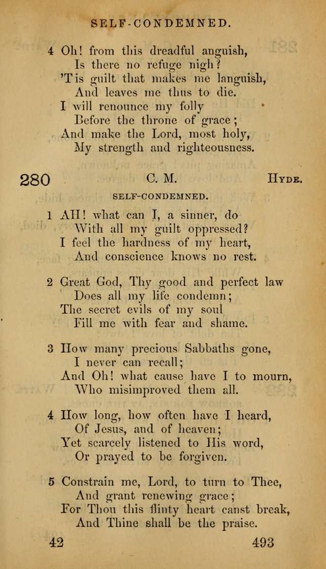 The Psalms and Hymns, with the Doctrinal Standards and Liturgy of the Reformed Protestant Dutch Church in North America page 501