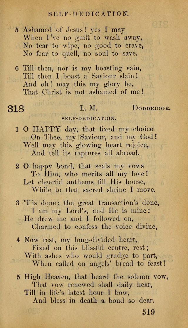 The Psalms and Hymns, with the Doctrinal Standards and Liturgy of the Reformed Protestant Dutch Church in North America page 527