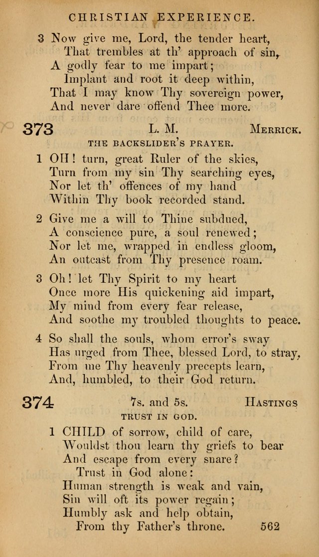 The Psalms and Hymns, with the Doctrinal Standards and Liturgy of the Reformed Protestant Dutch Church in North America page 570