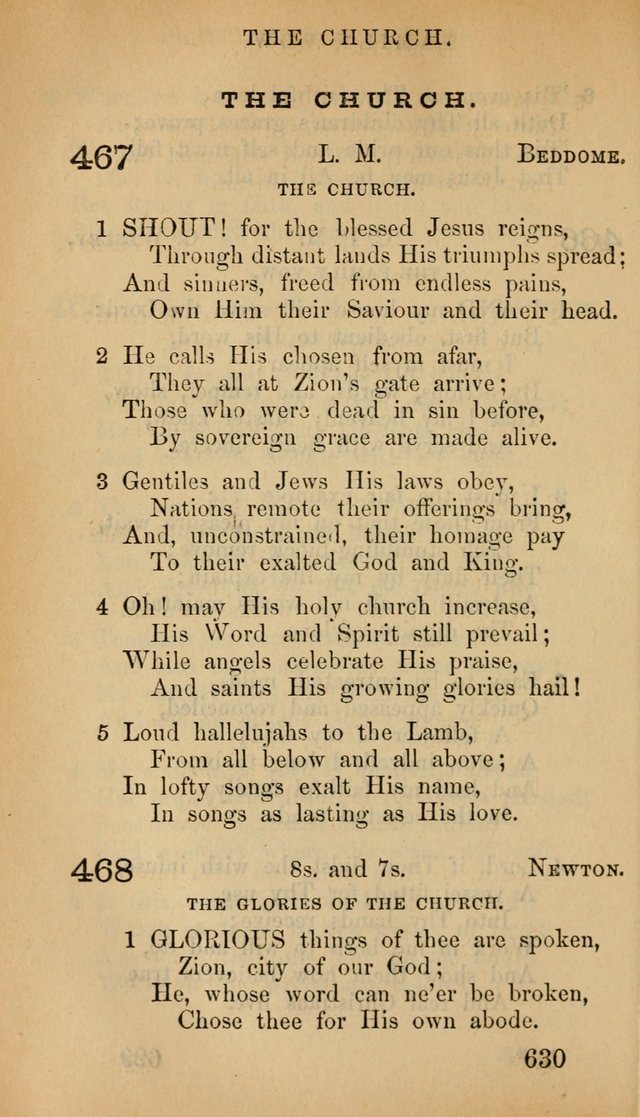 The Psalms and Hymns, with the Doctrinal Standards and Liturgy of the Reformed Protestant Dutch Church in North America page 638