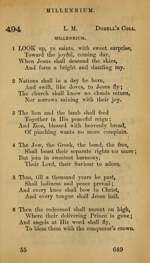 The Psalms and Hymns, with the Doctrinal Standards and Liturgy of the Reformed Protestant Dutch Church in North America page 657