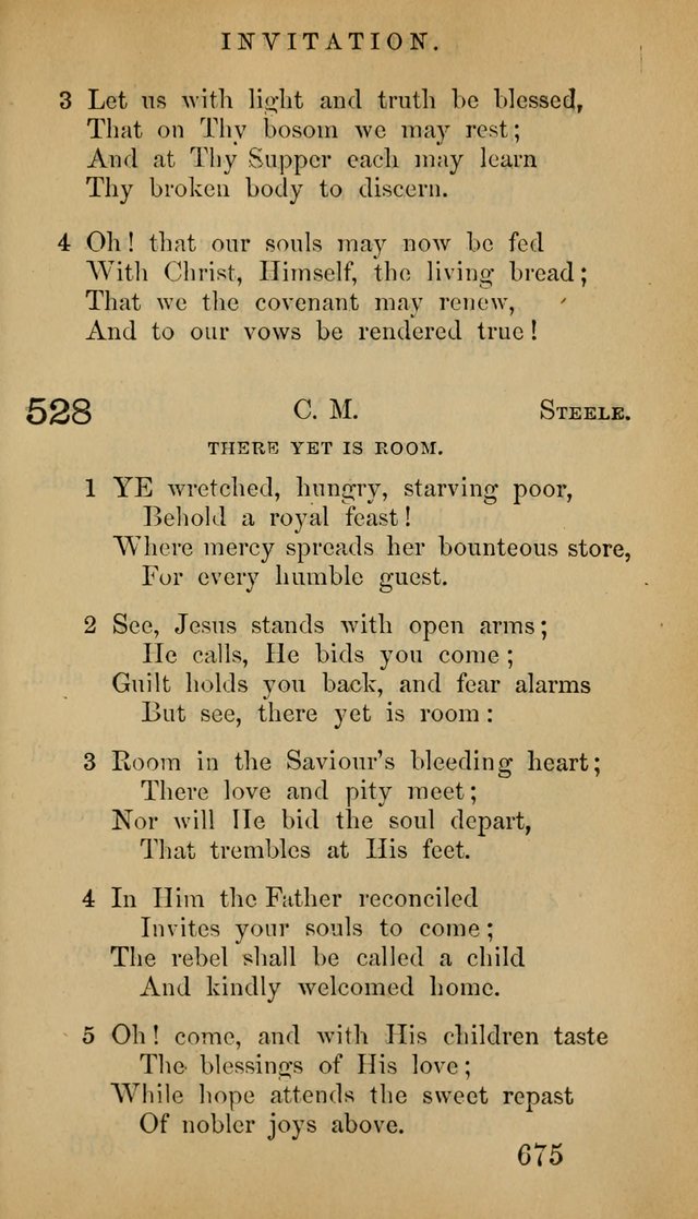 The Psalms and Hymns, with the Doctrinal Standards and Liturgy of the Reformed Protestant Dutch Church in North America page 683