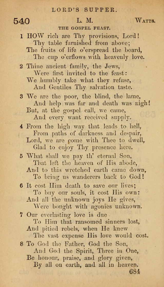 The Psalms and Hymns, with the Doctrinal Standards and Liturgy of the Reformed Protestant Dutch Church in North America page 692