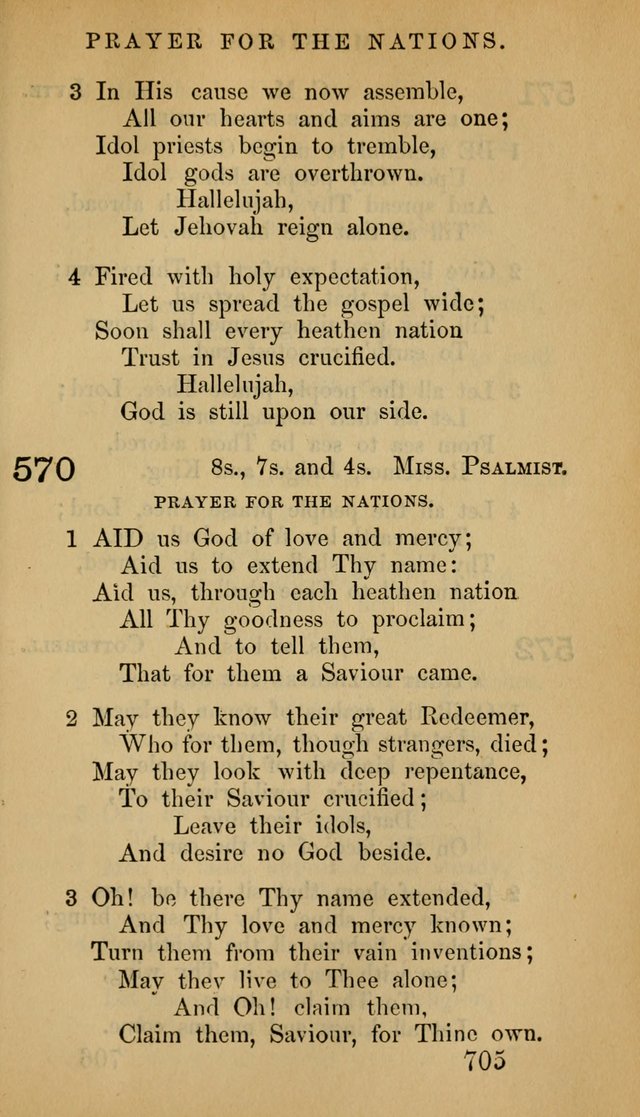 The Psalms and Hymns, with the Doctrinal Standards and Liturgy of the Reformed Protestant Dutch Church in North America page 713