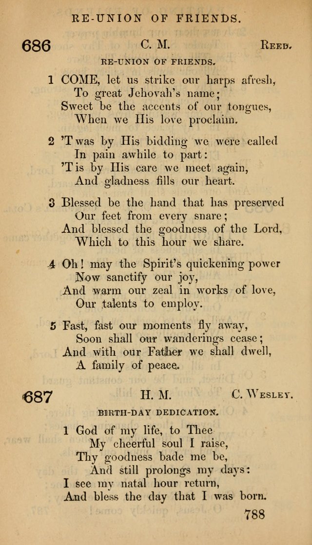 The Psalms and Hymns, with the Doctrinal Standards and Liturgy of the Reformed Protestant Dutch Church in North America page 796