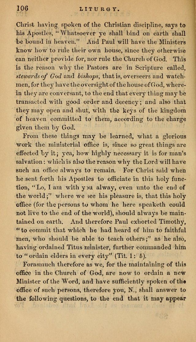 The Psalms and Hymns, with the Doctrinal Standards and Liturgy of the Reformed Protestant Dutch Church in North America page 998