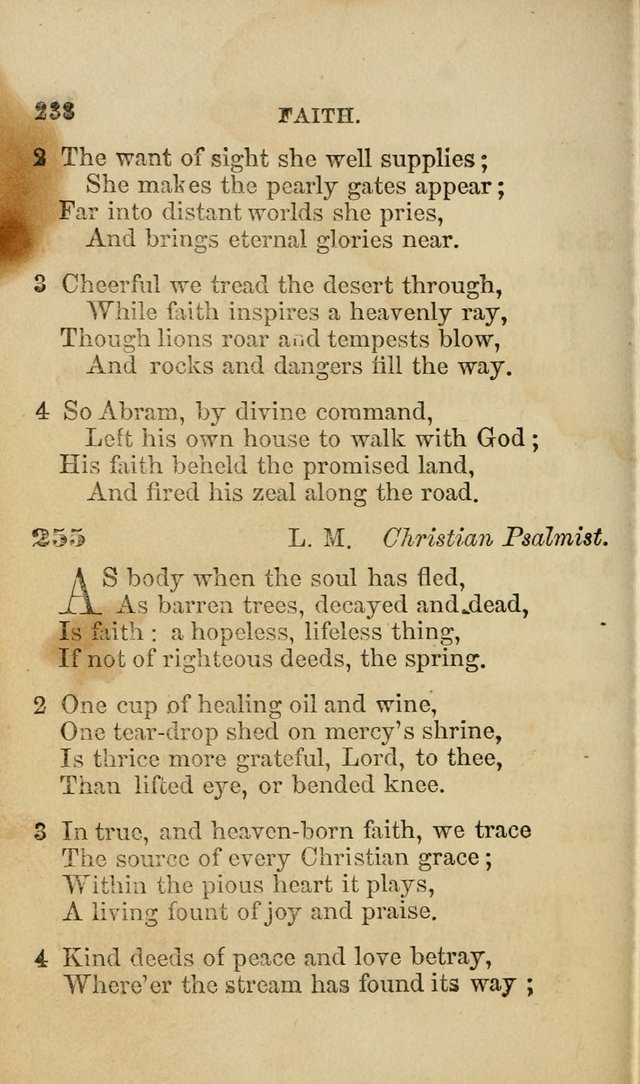 Pocket Hymns: original and selected. designed for the use of the regular Baptist church, and all who love our Lord Jesus Christ page 238