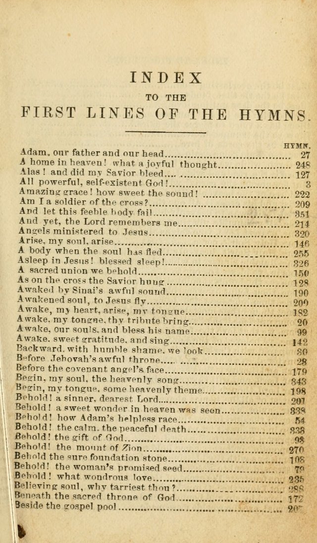 Pocket Hymns: original and selected. designed for the use of the regular Baptist church, and all who love our Lord Jesus Christ page 309