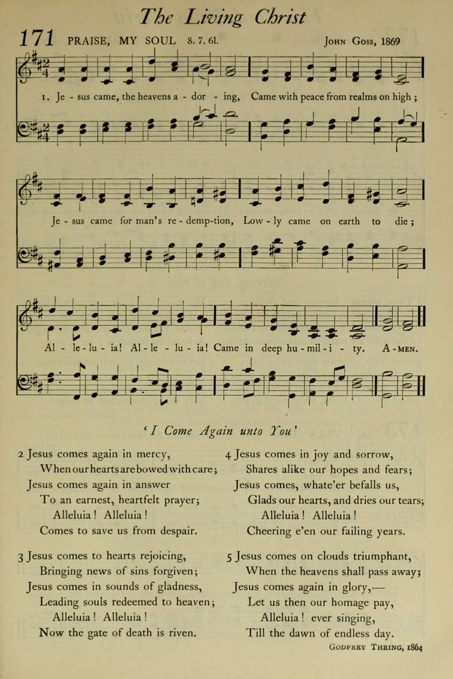 The Pilgrim Hymnal: with responsive readings and other aids to worship page 135
