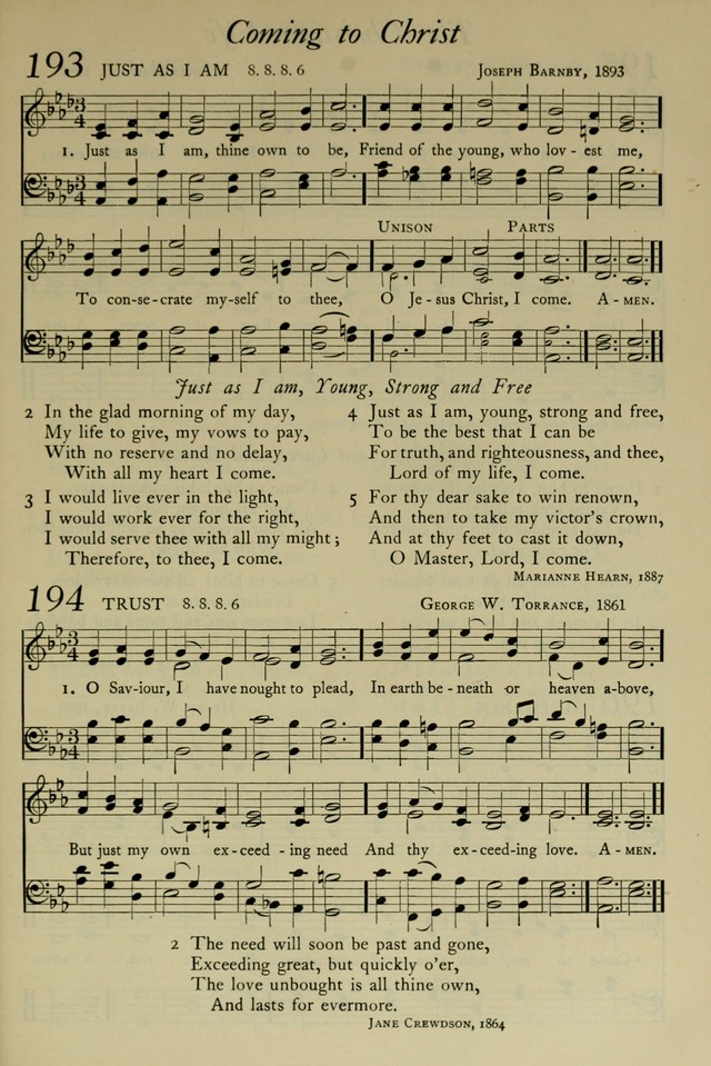 The Pilgrim Hymnal: with responsive readings and other aids to worship page 149
