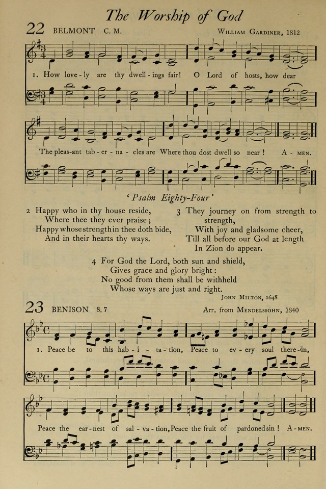 The Pilgrim Hymnal: with responsive readings and other aids to worship page 18