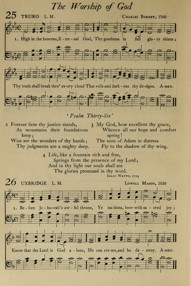 The Pilgrim Hymnal: with responsive readings and other aids to worship page 20