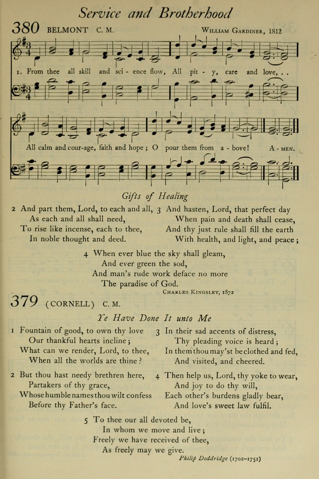 The Pilgrim Hymnal: with responsive readings and other aids to worship page 281