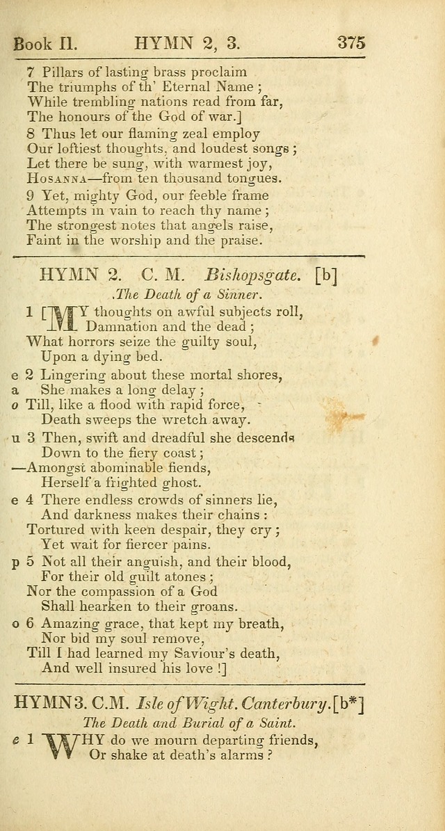 The Psalms, Hymns and Spiritual Songs of the Rev. Isaac Watts, D. D.:  to which are added select hymns, from other authors; and directions for musical expression (New ed.) page 325