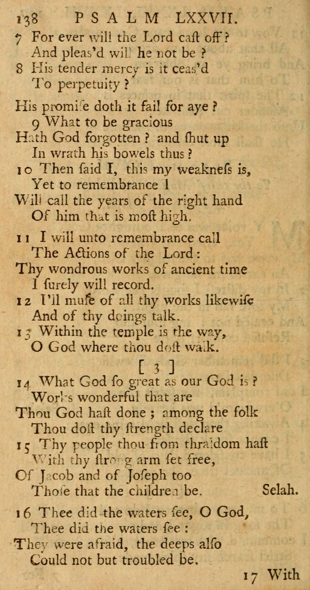The Psalms, Hymns, and Spiritual Songs of the Old and New-Testament: faithfully translated into English metre: for the use, edification, and comfort of the saints...especially in New-England (25th ed) page 142