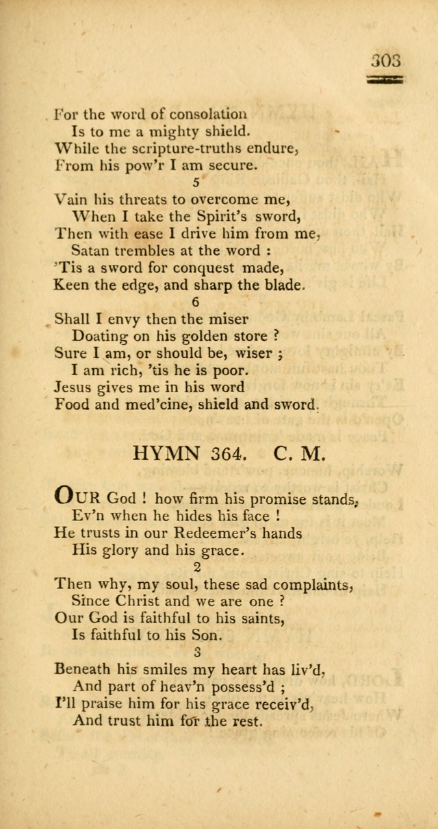 Psalms, Hymns and Spiritual Songs: selected and designed for the use of  the church universal, in public and private devotion; with an appendix, containing the original hymns omitted in the last ed. page 305
