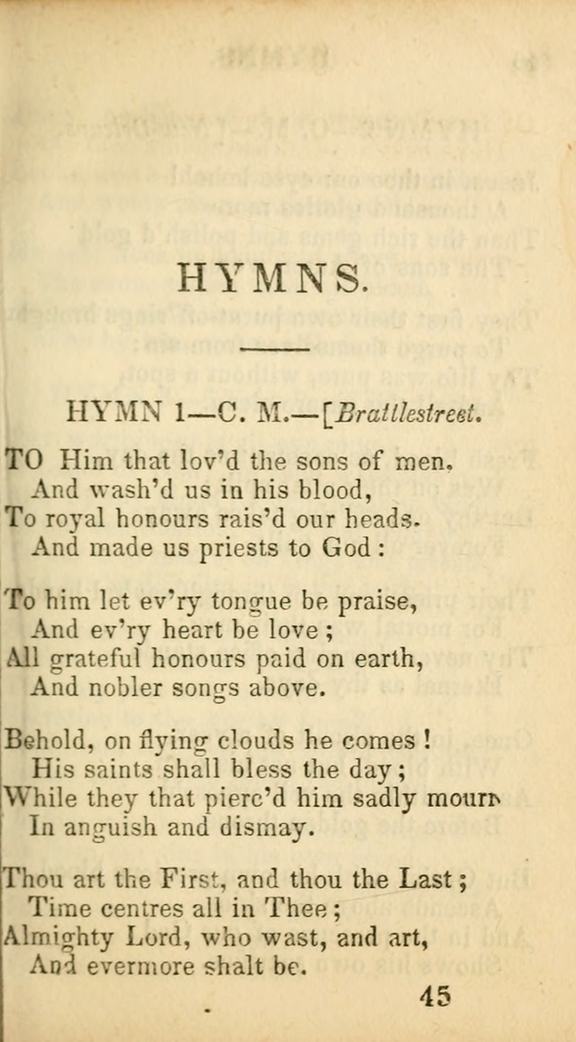 Psalms, Hymns, and Spiritual Songs: original and selected (5th ed.) page 47