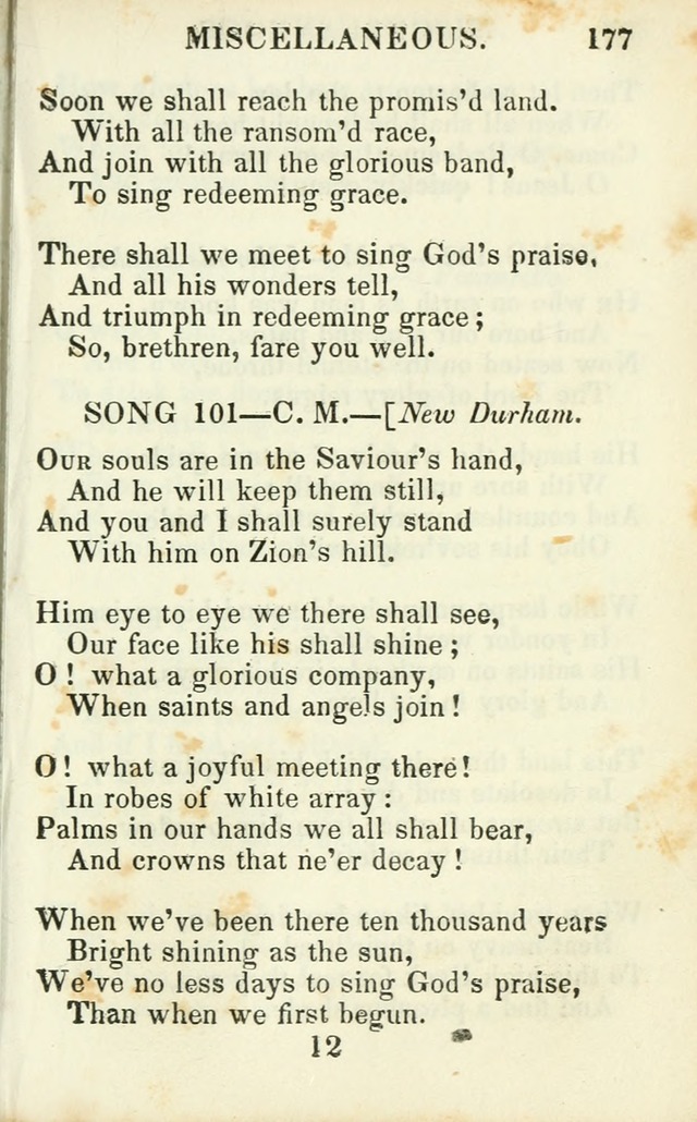 Psalms, Hymns and Spiritual Songs, Original and Selected. (14th stereotype ed.) page 177