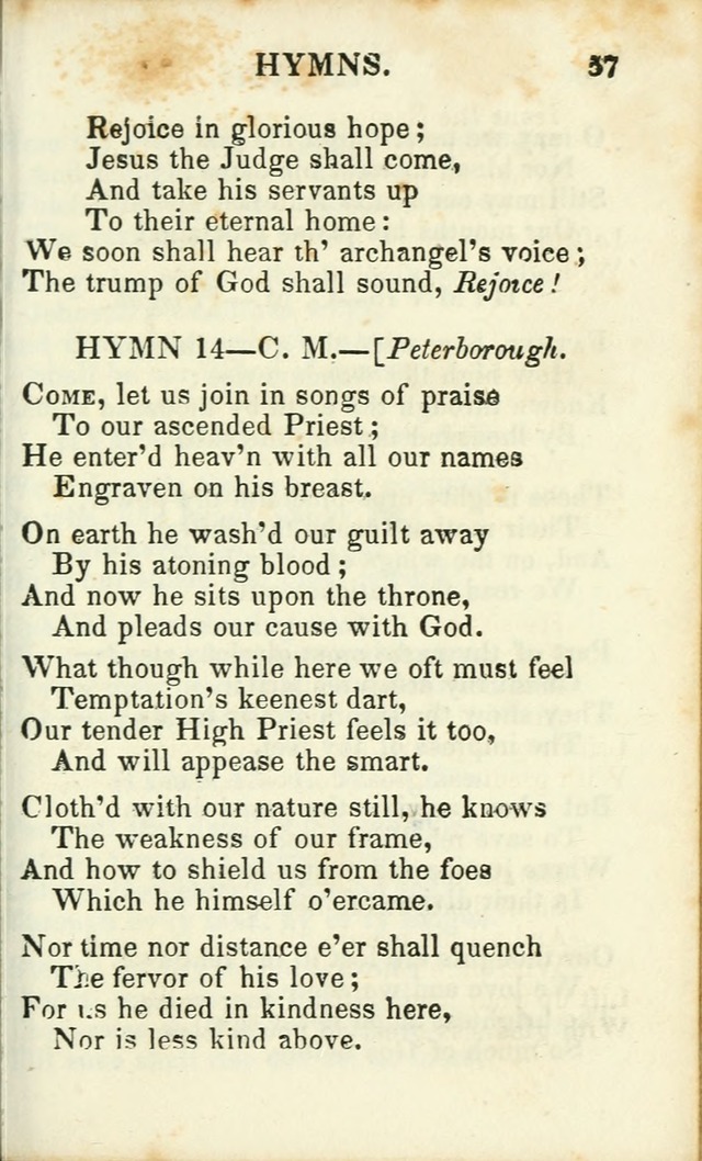 Psalms, Hymns and Spiritual Songs, Original and Selected. (14th stereotype ed.) page 57